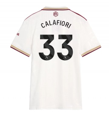 Arsenal Riccardo Calafiori #33 Tredjetrøje Dame 2025-26 Kortærmet